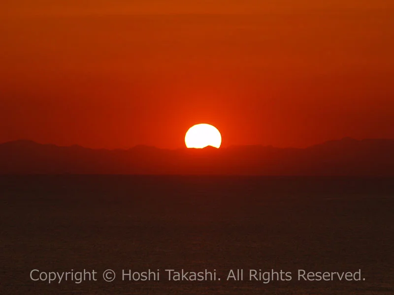 室戸岬の夕日